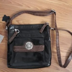 Giani Bernini Leather Cross-body Handbag NWT